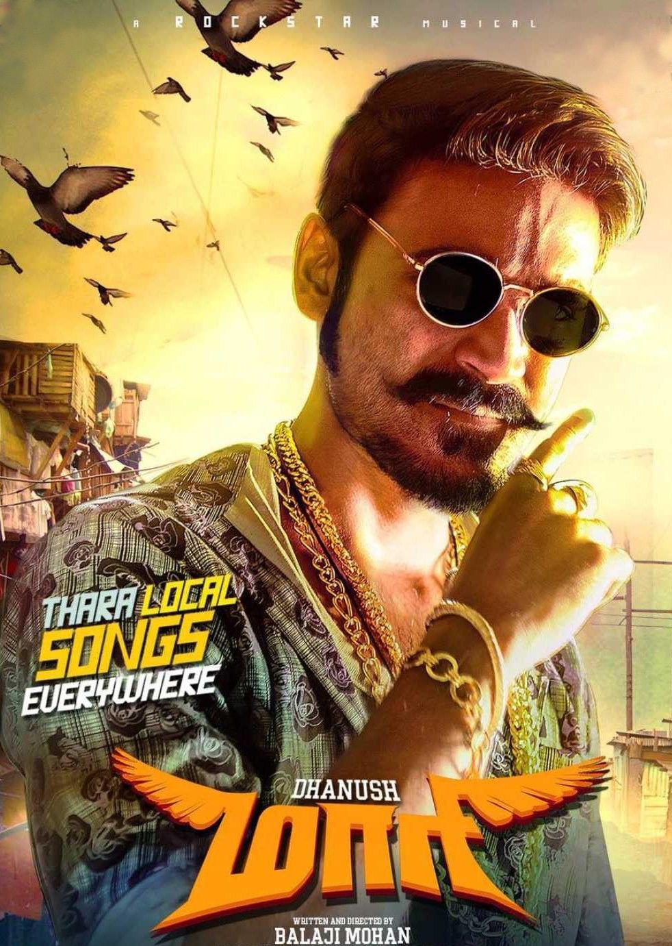 Maari (2015) Hindi Dubbed HDRip download full movie