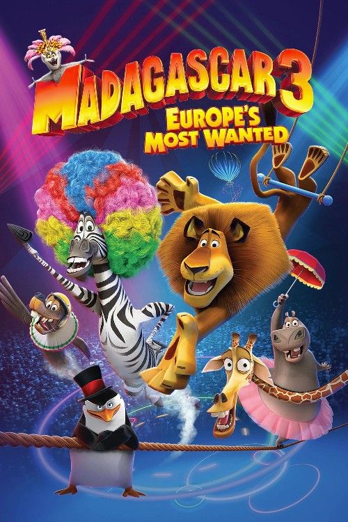 Madagascar 3: Europes Most Wanted (2012) Hindi Dubbed Movie download full movie